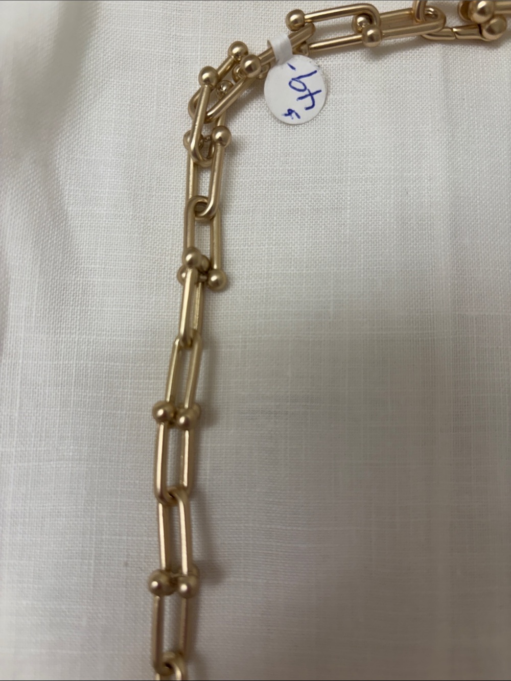 Fashion Gold Link Chain Necklace - Women Jewelry - Picture 2 of 6